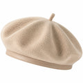 Boina de punto beige - talla única - estilo francés para uso diario