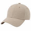 Gorra de béisbol talla única textil beige con visera curva para uso diario