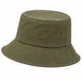 Sombrero de pescador talla única de tejido verde oliva con ala ancha para uso diario