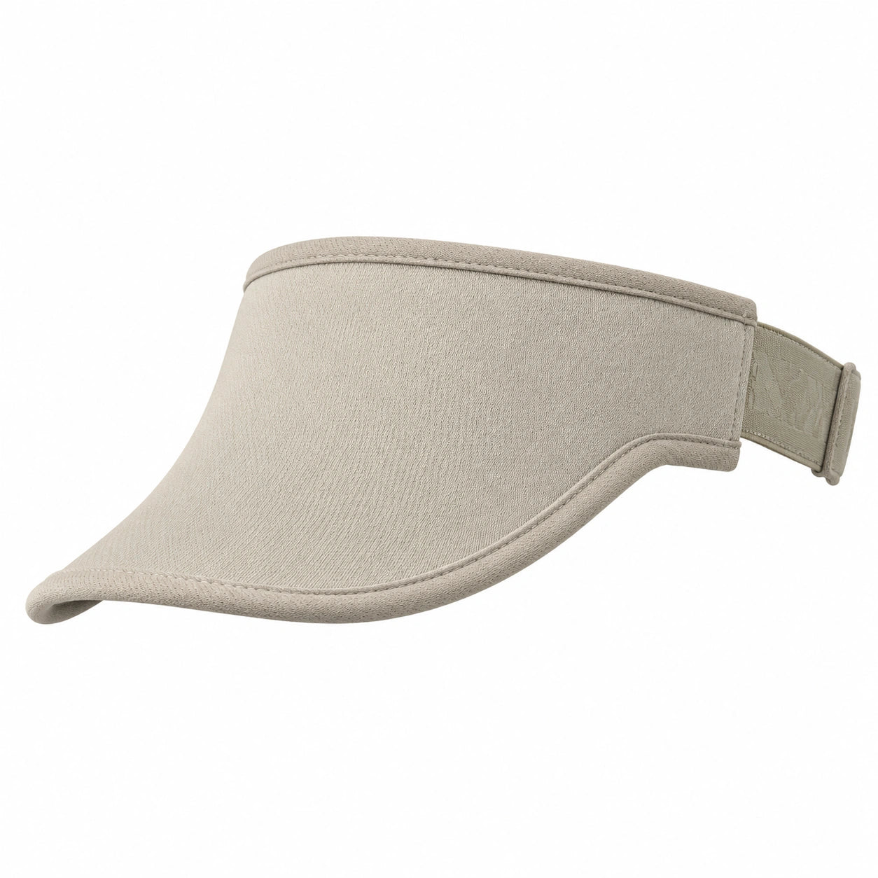 Visera unisex talla única de tejido beige ajustable para exterior